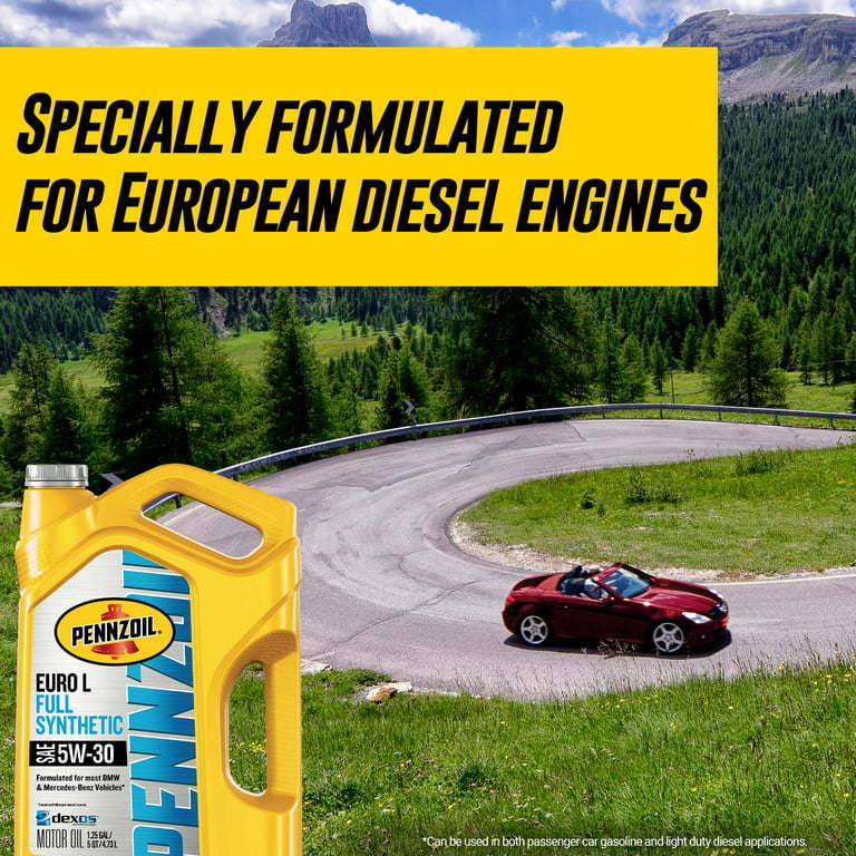 Pennzoil Platinum Euro L Full Synthetic 5W-30 Motor Oil, 1 Quart - Premium Engine Oil from Pennzoil - Just $57.99! Shop now at Rapidvehicles