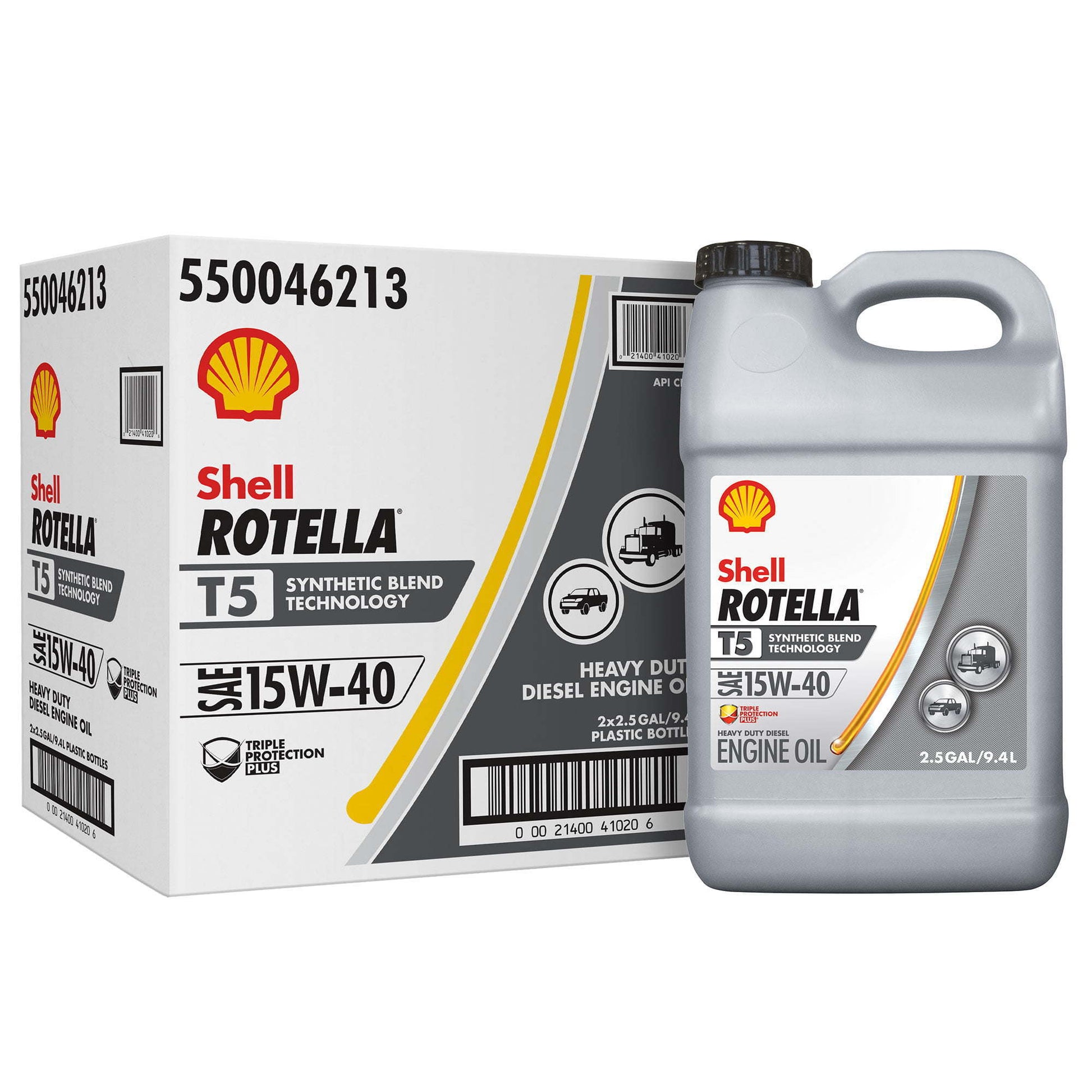 Shell Rotella T5 Synthetic Blend 15W-40 Diesel Engine Oil, 2.5 - Premium Engine Oil from Shell ROTELLA - Just $232.99! Shop now at Rapidvehicles