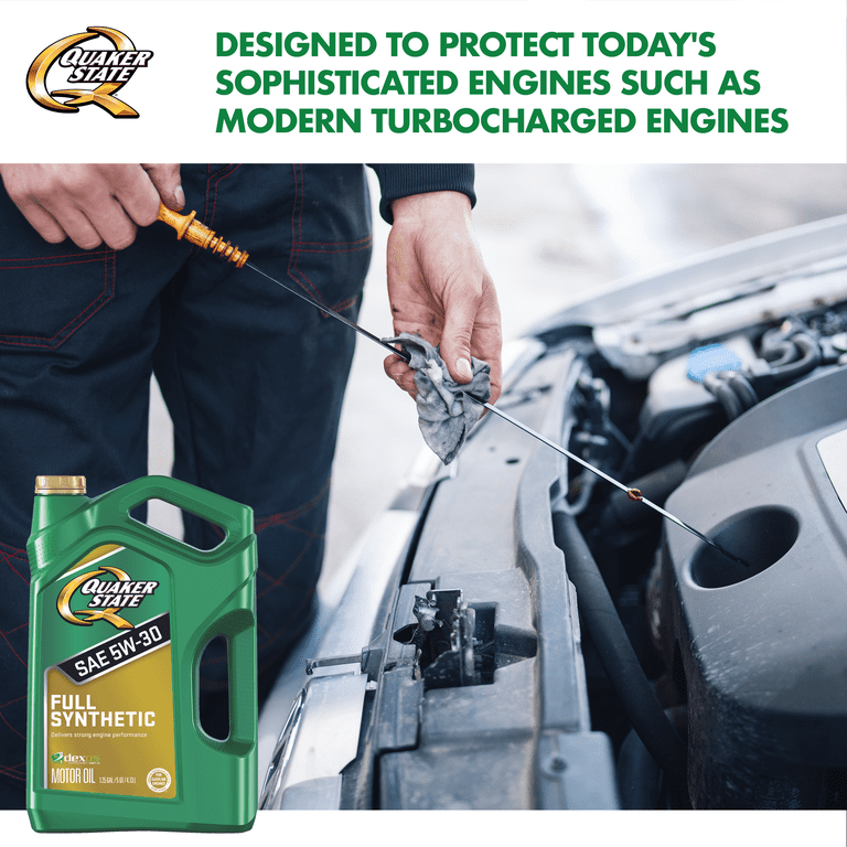 Quaker State Full Synthetic 5W-30 Motor Oil, 5-Quart - Premium Engine Oil from Quaker State - Just $59.99! Shop now at Rapidvehicles