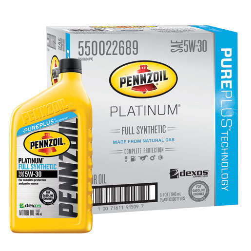 Pennzoil Platinum Full Synthetic 5W-30 Motor Oil, 1-Quart - Premium Engine Oil from Pennzoil - Just $57.99! Shop now at Rapidvehicles