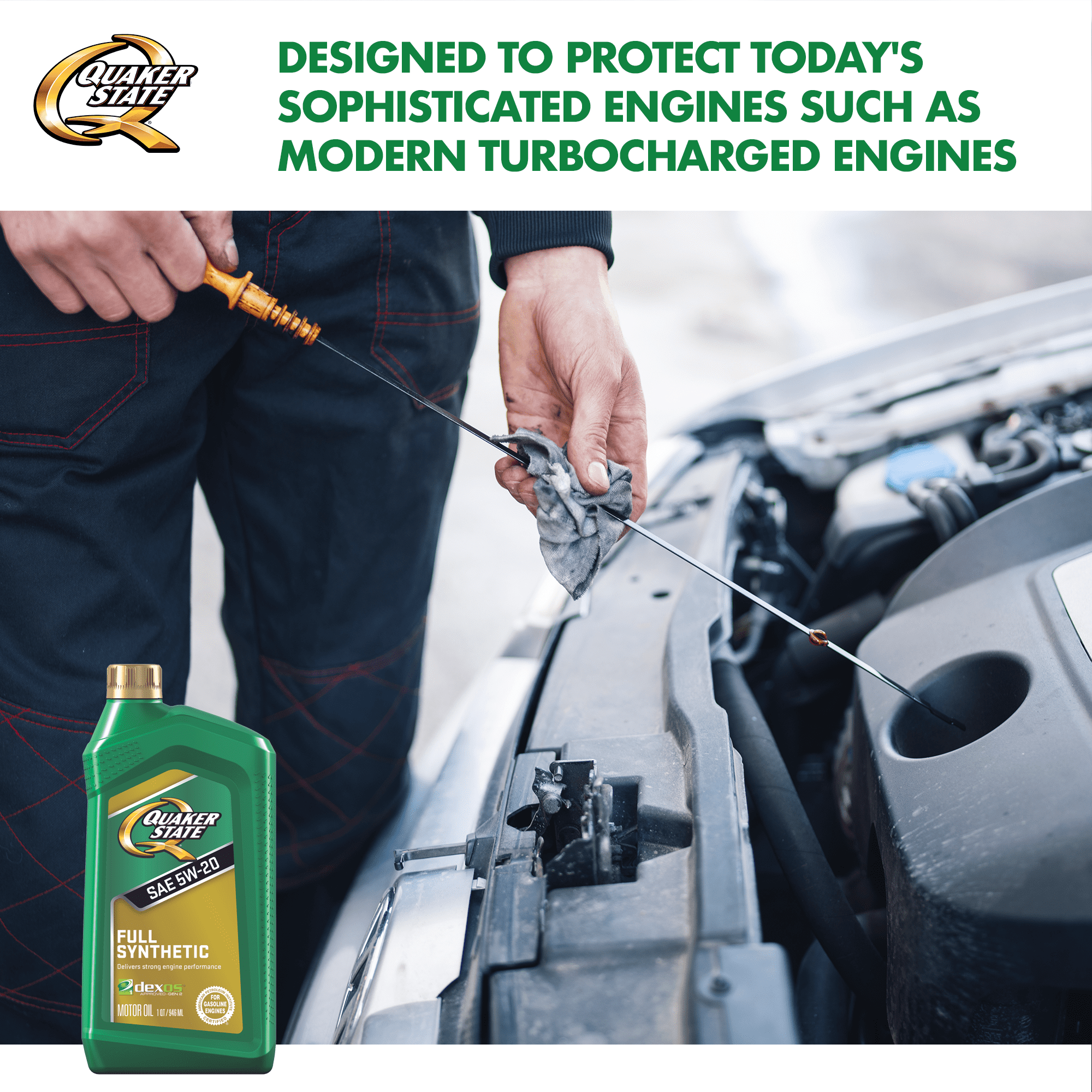 Quaker State Full Synthetic 5W-20 Motor Oil, 1-Quart - Premium Engine Oil from Quaker State - Just $40.99! Shop now at Rapidvehicles