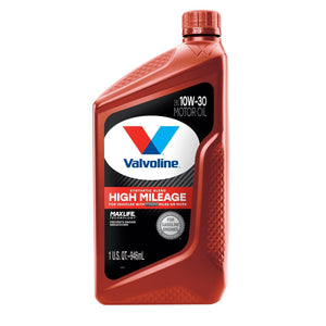 Valvoline High Mileage MaxLife 10W-30 Synthetic Blend Motor Oil 1 QT - Premium Engine Oil from Valvoline - Just $40.99! Shop now at Rapidvehicles