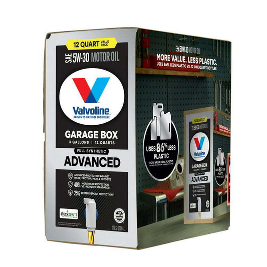 Valvoline Advanced Full Synthetic 5W-30 Motor Oil, 12 QT - Premium Engine Oil from Valvoline - Just $140.99! Shop now at Rapidvehicles