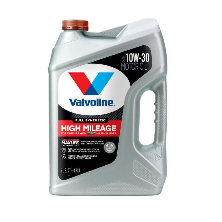 Valvoline Full Synthetic High Mileage MaxLife 10W-30 Motor Oil 5 - Premium Engine Oil from Valvoline - Just $157.99! Shop now at Rapidvehicles