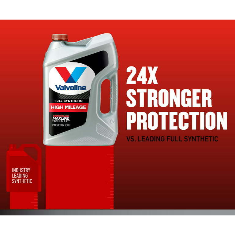 Valvoline Full Synthetic High Mileage MaxLife 10W-30 Motor Oil 5 - Premium Engine Oil from Valvoline - Just $157.99! Shop now at Rapidvehicles