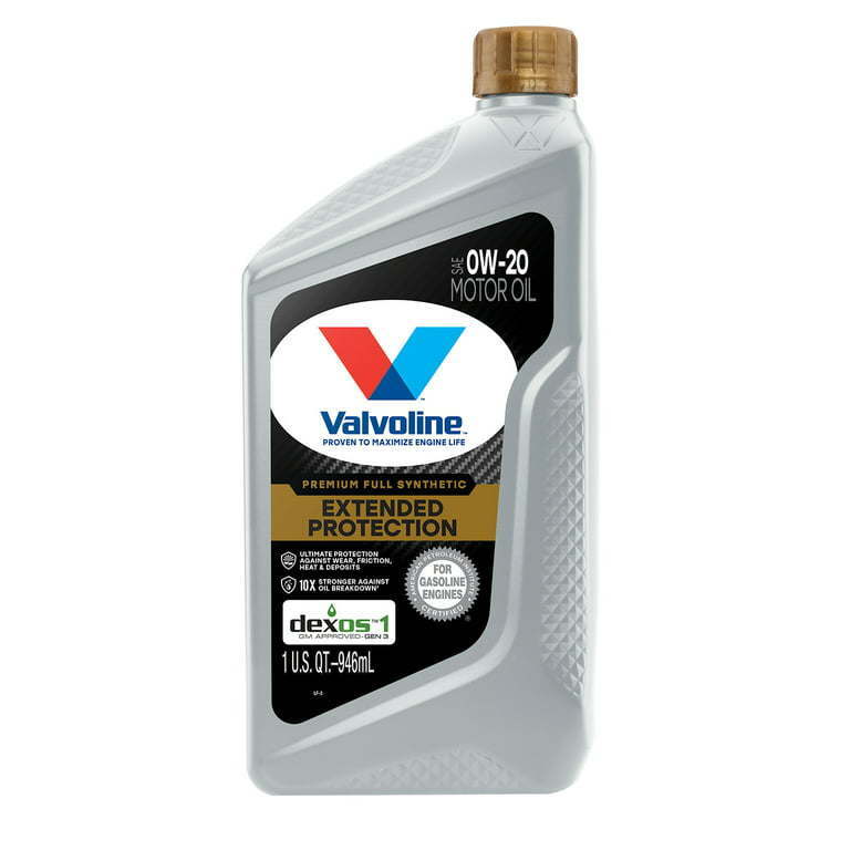 Valvoline Extended Protection Premium Full Synthetic 0W-20 Motor - Premium Engine Oil from Valvoline - Just $57.99! Shop now at Rapidvehicles