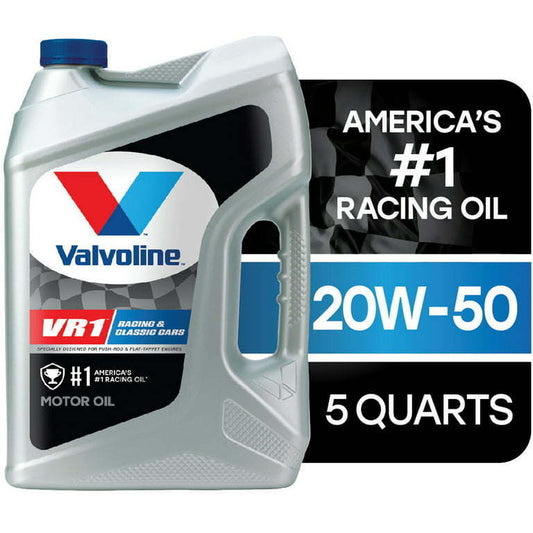 Valvoline VR1 Racing SAE 20W-50 Conventional Motor Oil, 5 Quart - Premium Engine Oil from Valvoline - Just $117.99! Shop now at Rapidvehicles