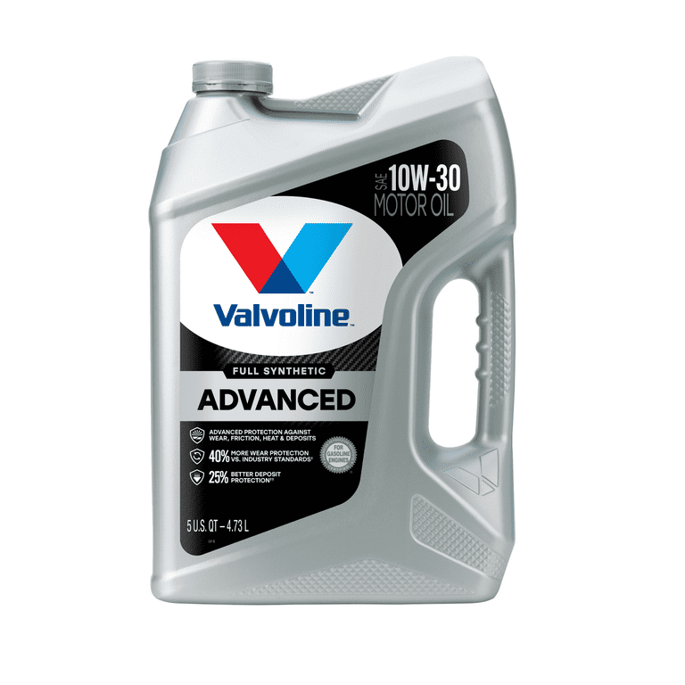 Valvoline Advanced Full Synthetic 10W-30 Motor Oil 5 QT, Case of - Premium Engine Oil from Valvoline - Just $157.99! Shop now at Rapidvehicles