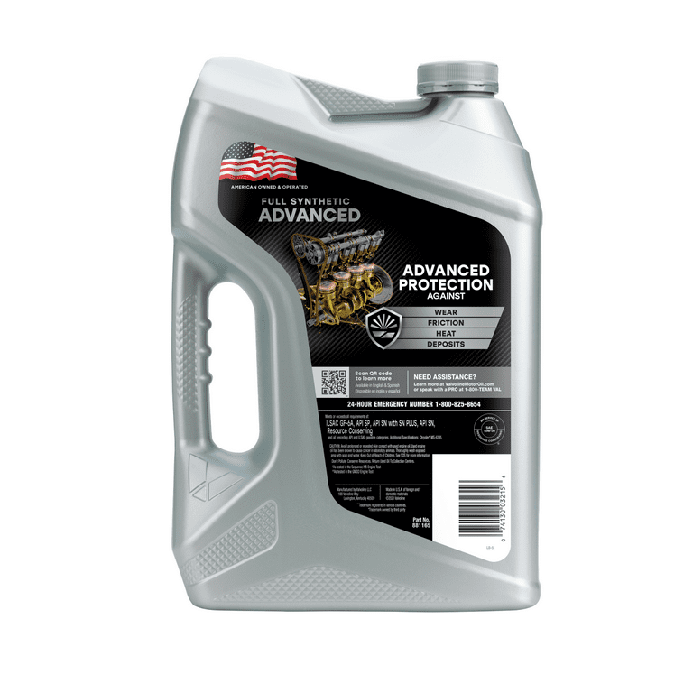 Valvoline Advanced Full Synthetic 10W-30 Motor Oil 5 QT, Case of - Premium Engine Oil from Valvoline - Just $157.99! Shop now at Rapidvehicles