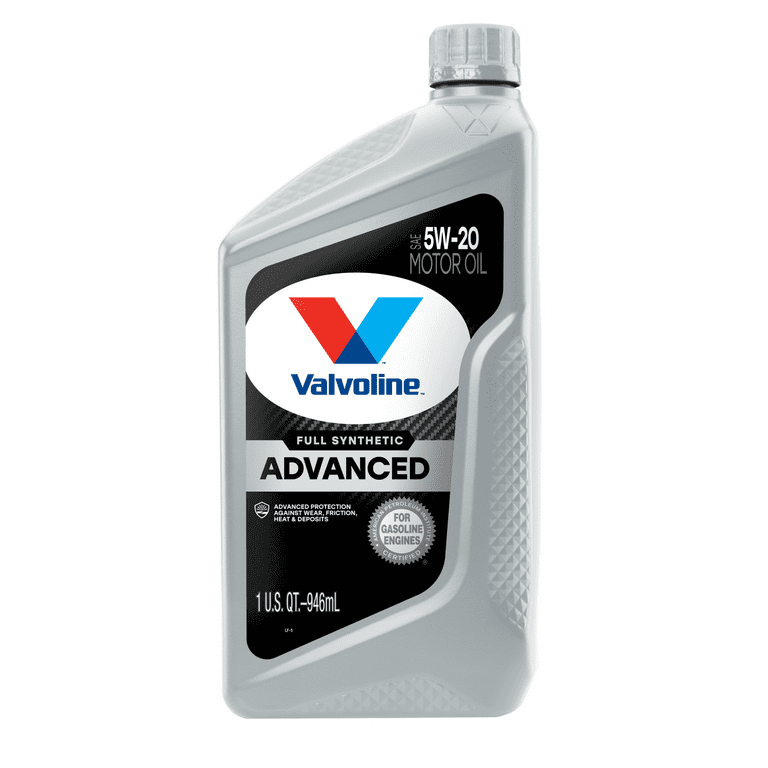 Valvoline Advanced Full Synthetic 5W-20 Motor Oil 1 QT - Premium Engine Oil from Valvoline - Just $57.99! Shop now at Rapidvehicles