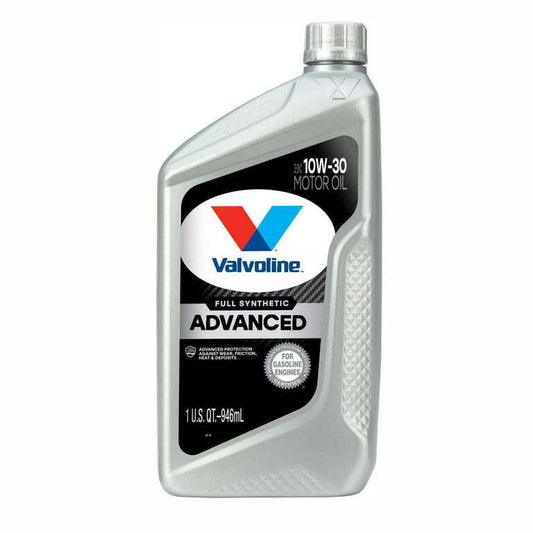 Valvoline Advanced Full Synthetic 10W-30 Motor Oil 1 QT - Premium Engine Oil from Valvoline - Just $57.99! Shop now at Rapidvehicles