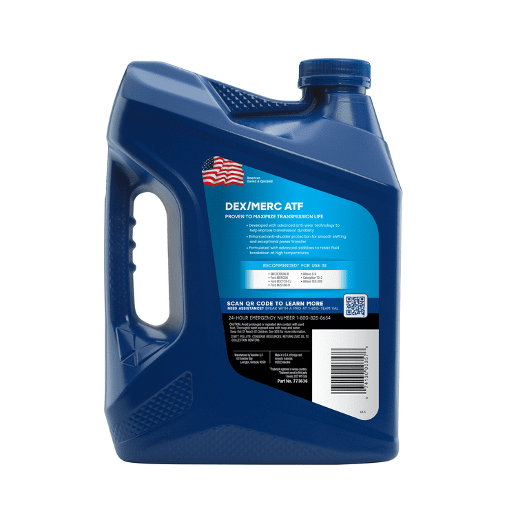 Valvoline DEX/MERC Automatic Transmission Fluid (ATF) 1 GA - Premium Transmission Fluids from Valvoline - Just $50.99! Shop now at Rapidvehicles