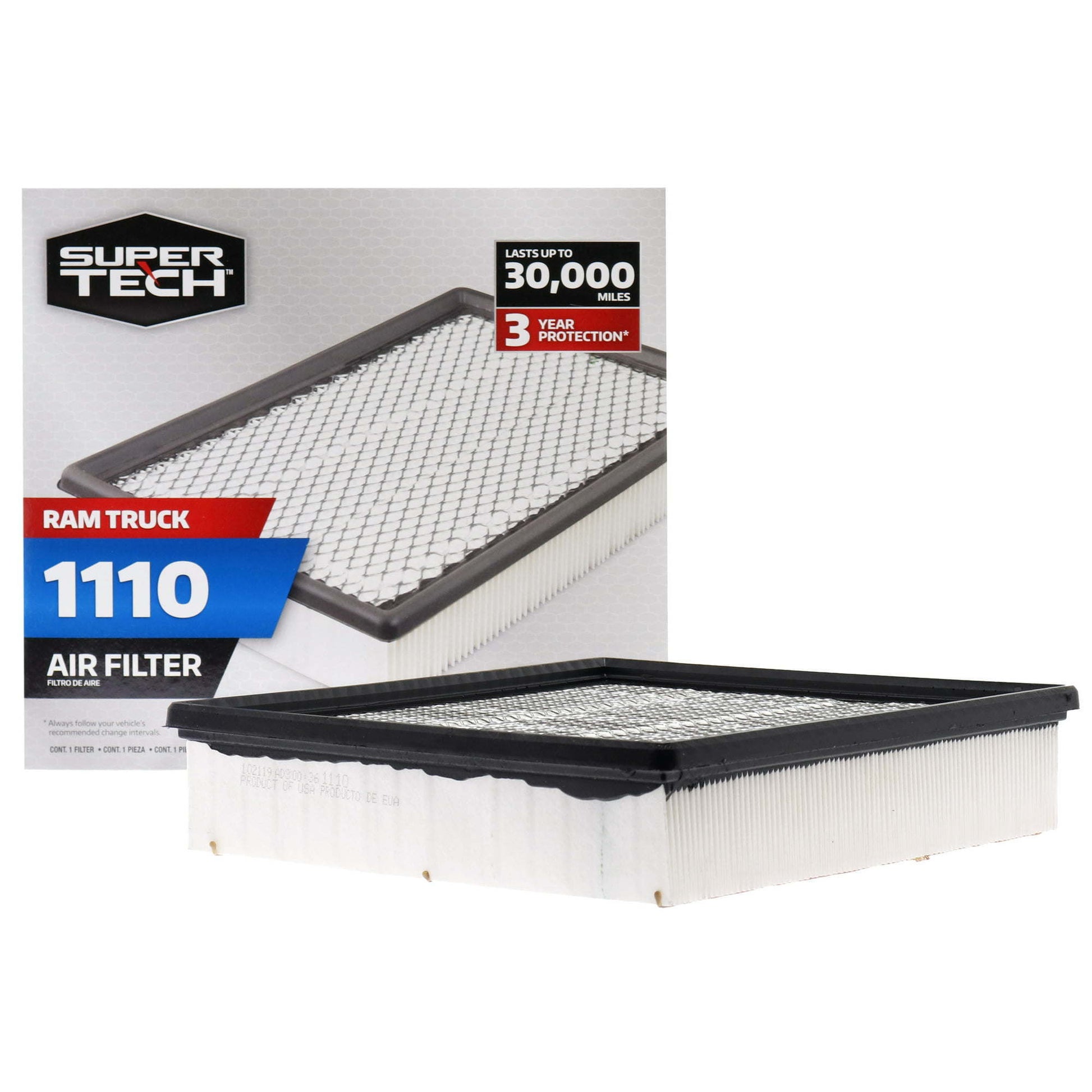 Super Tech 1110 Engine Air Filter, Replacement Filter for Dodge - Premium Filters from Super Tech - Just $73.99! Shop now at Rapidvehicles