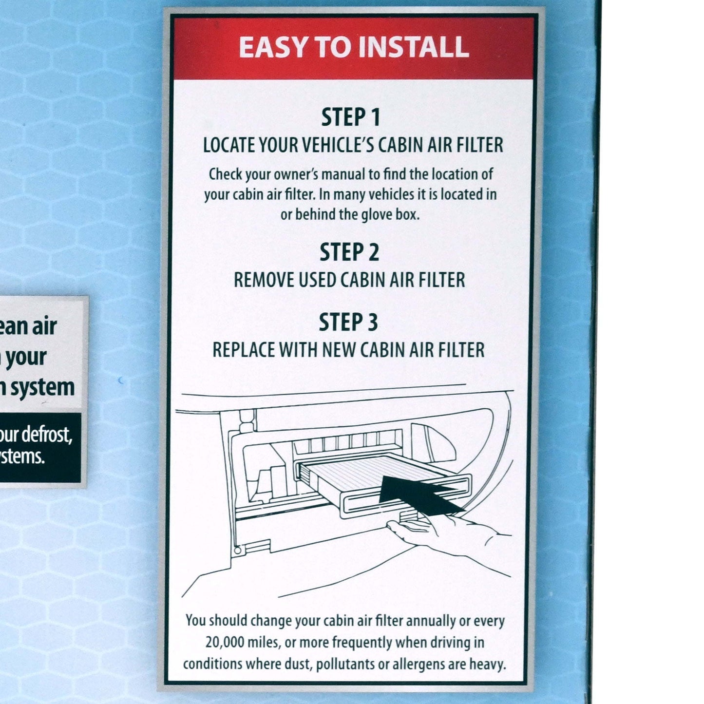 SuperTech 5025 Cabin Air Filter, Replacement Air/Dust Filter for - Premium Filters from SuperTech - Just $57.99! Shop now at Rapidvehicles