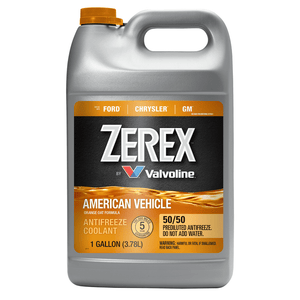 Zerex American Vehicle Antifreeze / Coolant 50/50 Prediluted Ready-to-Use 1 GA - Premium Antifreezes & Coolants from Valvoline - Just $50.99! Shop now at Rapidvehicles