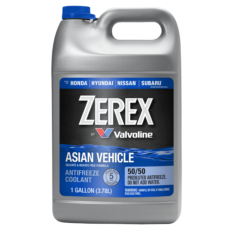 Zerex Asian Vehicle Blue Silicate and Borate Free Antifreeze / - Premium Antifreezes & Coolants from Valvoline - Just $73.99! Shop now at Rapidvehicles