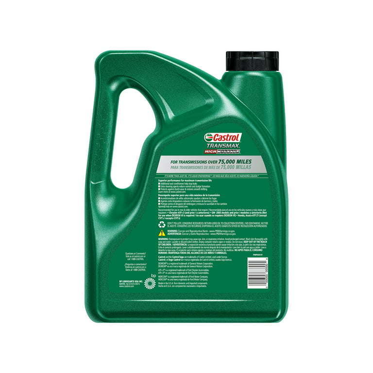 Castrol Transmax High Mileage Automatic Transmission Fluid, 1 Gallon - Premium Transmission Fluids from Castrol - Just $59.99! Shop now at Rapidvehicles