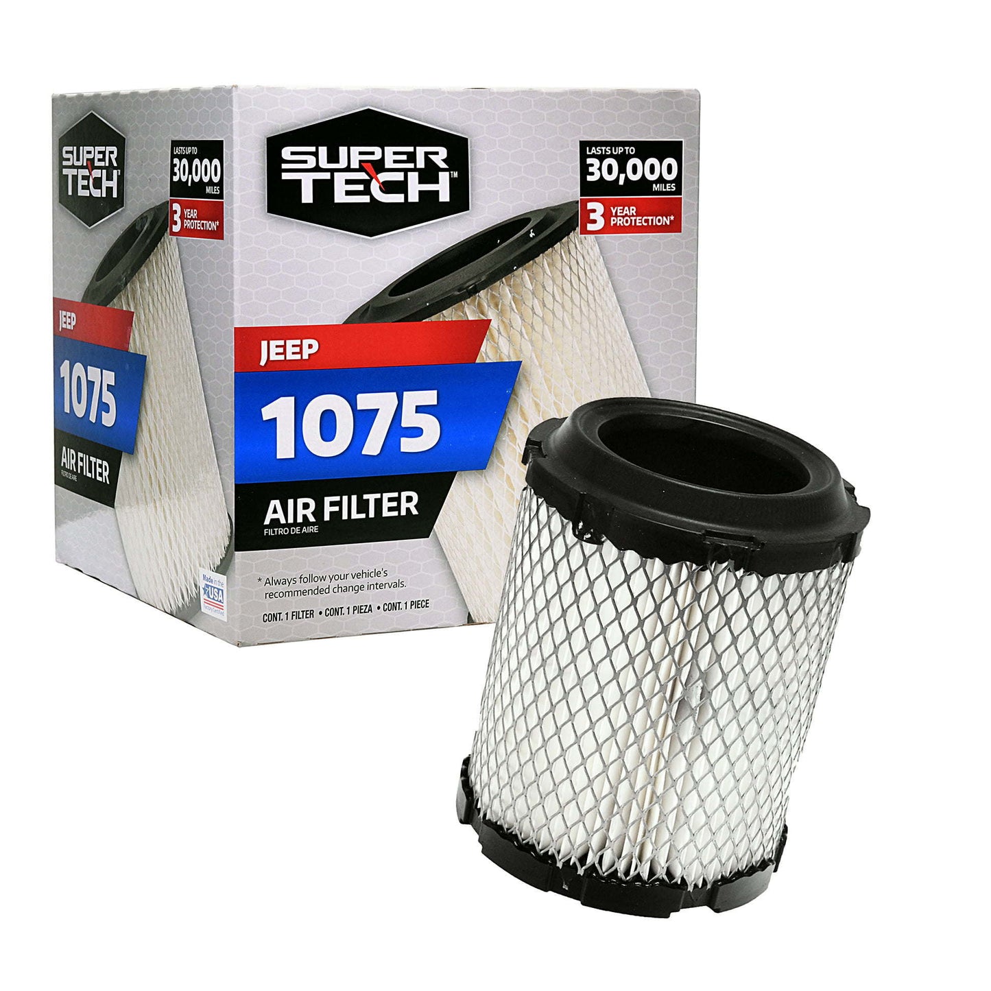 Super Tech 1075 Engine Air Filter, Replacement Filter for - Premium Filters from Super Tech - Just $73.99! Shop now at Rapidvehicles