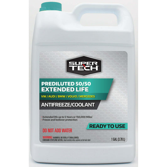 Super Tech European (Teal) Antifreeze+Coolant: Ready to Use, 1 - Premium Antifreezes & Coolants from Super Tech - Just $57.99! Shop now at Rapidvehicles