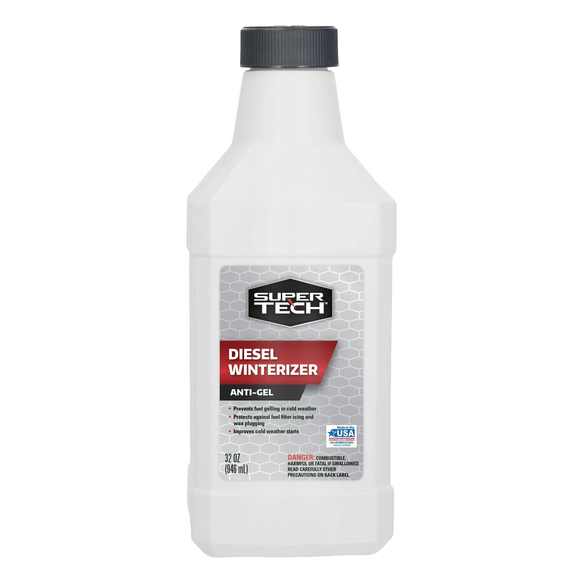 Super Tech Diesel Winterizer with Anti-Gel Fuel Additive, 32 oz. - Premium Antifreezes & Coolants from Super Tech - Just $57.99! Shop now at Rapidvehicles