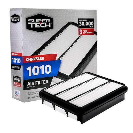 SuperTech 1010 Engine Air Filter, Replacement Filter for Chrysler - Premium Filters from SuperTech - Just $73.99! Shop now at Rapidvehicles