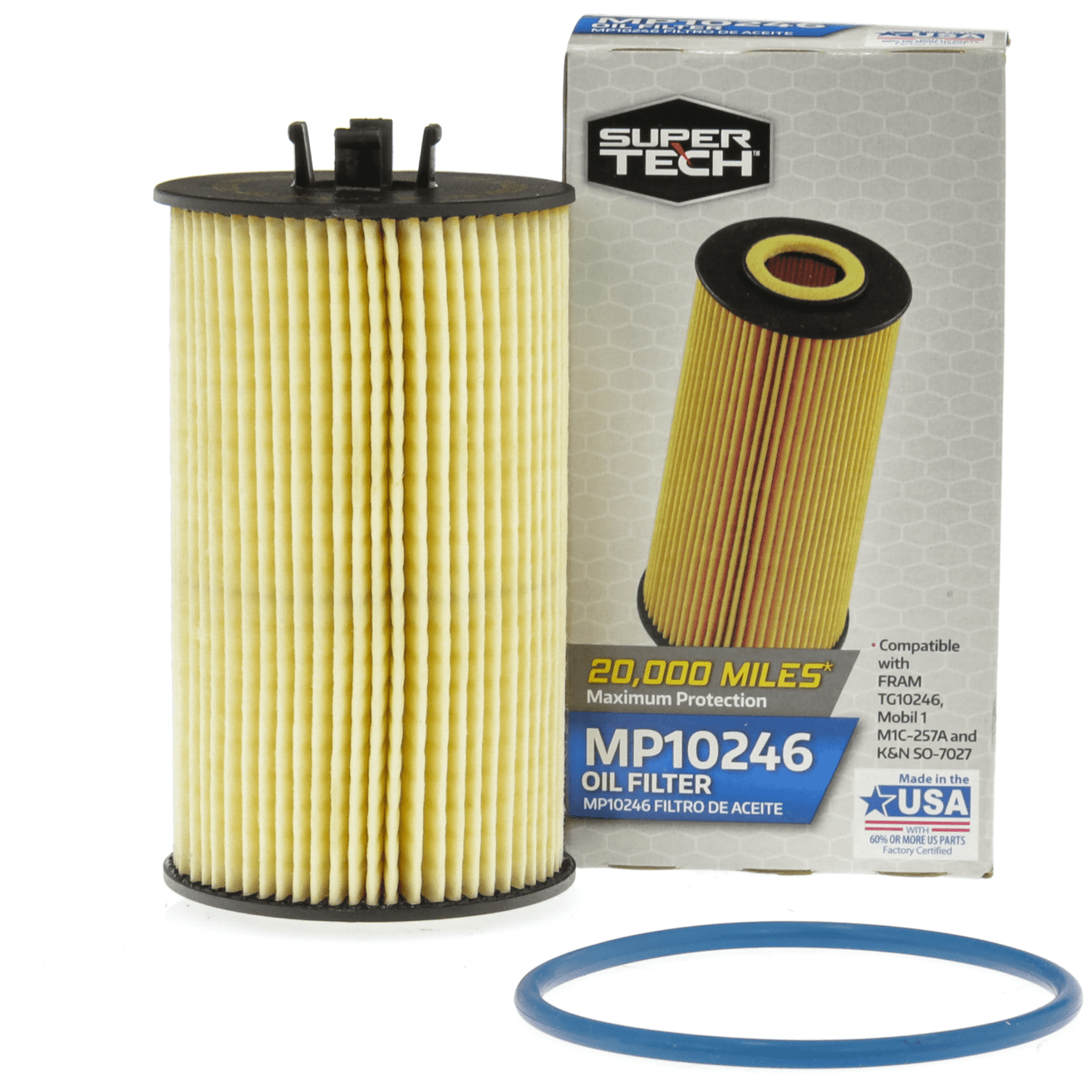 SuperTech Maximum Performance 20,000 mile Replacement Synthetic Oil Filter MP10246 for Buick Chevrolet GMC and Pontiac - Premium Filters from SuperTech - Just $47.30! Shop now at Rapidvehicles