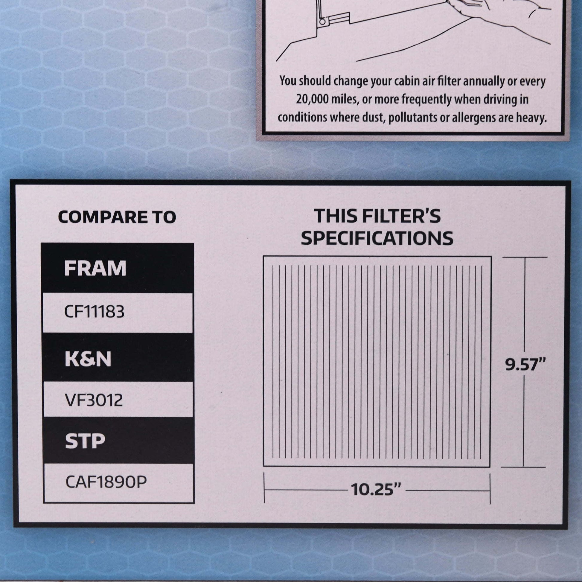 Super Tech 5010 Cabin Air Filters, Replacement Air/Dust Filter - Premium Filters from Super Tech - Just $73.99! Shop now at Rapidvehicles