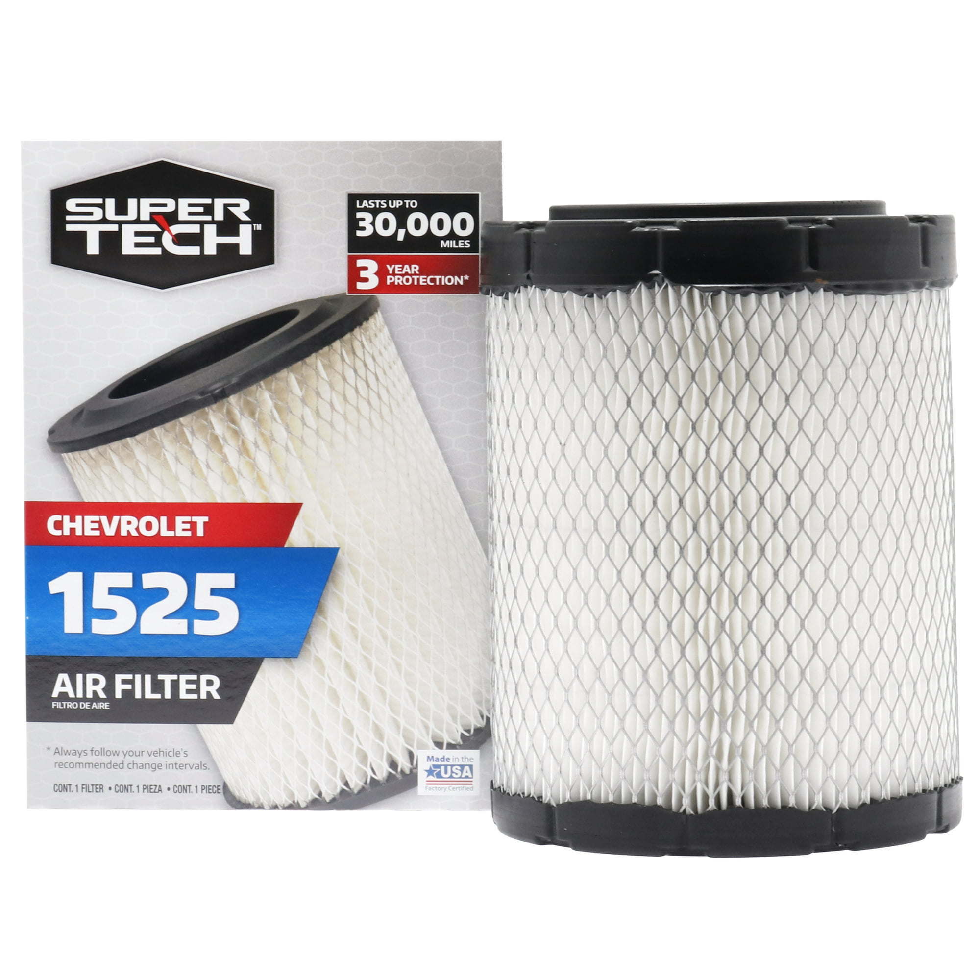 Super Tech 1525 Engine Air Filter, Replacement for GM and Chevrolet - Premium Filters from Super Tech - Just $50.99! Shop now at Rapidvehicles