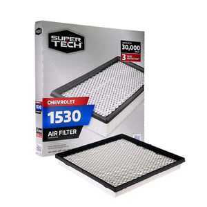 Super Tech 1530 Engine Air Filter, Replacement Filter for GM or Chevrolet - Premium Filters from Super Tech - Just $60.60! Shop now at Rapidvehicles