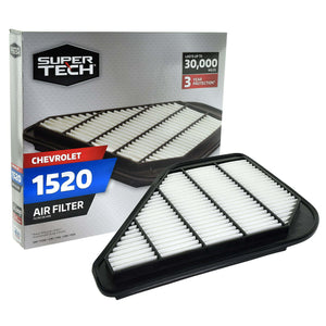 Super Tech 1520 Engine Air Filter, Replacement for GM and Chevrolet - Premium Filters from Super Tech - Just $60.60! Shop now at Rapidvehicles