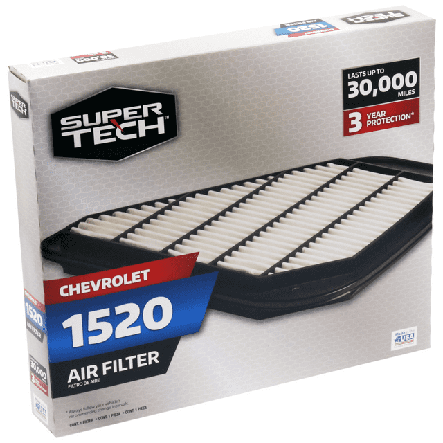 Super Tech 1520 Engine Air Filter, Replacement for GM and Chevrolet - Premium Filters from Super Tech - Just $60.60! Shop now at Rapidvehicles