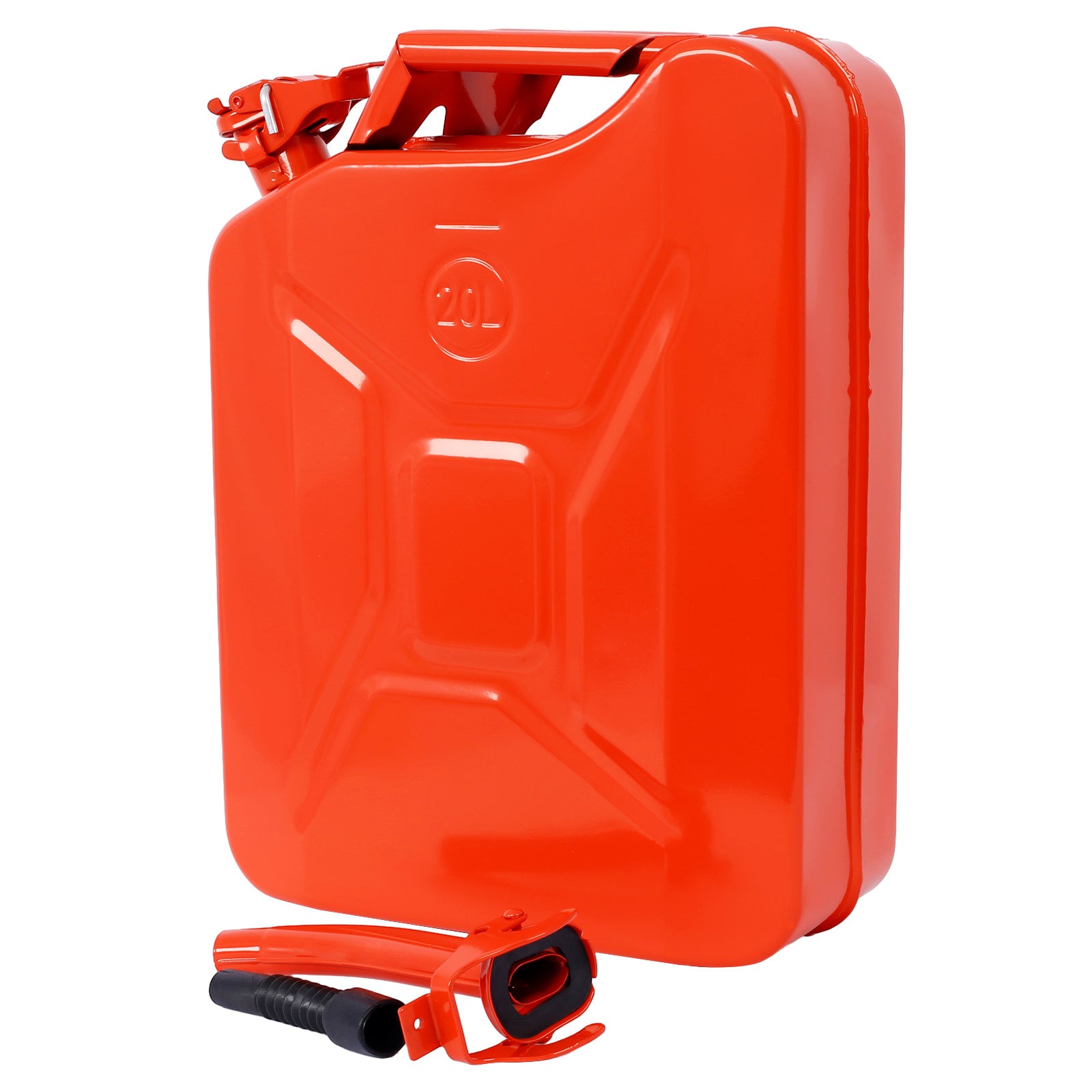 20 Liter (5 Gallon) Jerry Fuel Can with Flexible Spout, Portable Jerry Cans Fuel Tank Steel Fuel Can, Fuels Gasoline Cars, Trucks, Equipment, RED - Premium Fuel Cleaning Tools from Rapidvehicles - Just $69.36! Shop now at Rapidvehicles