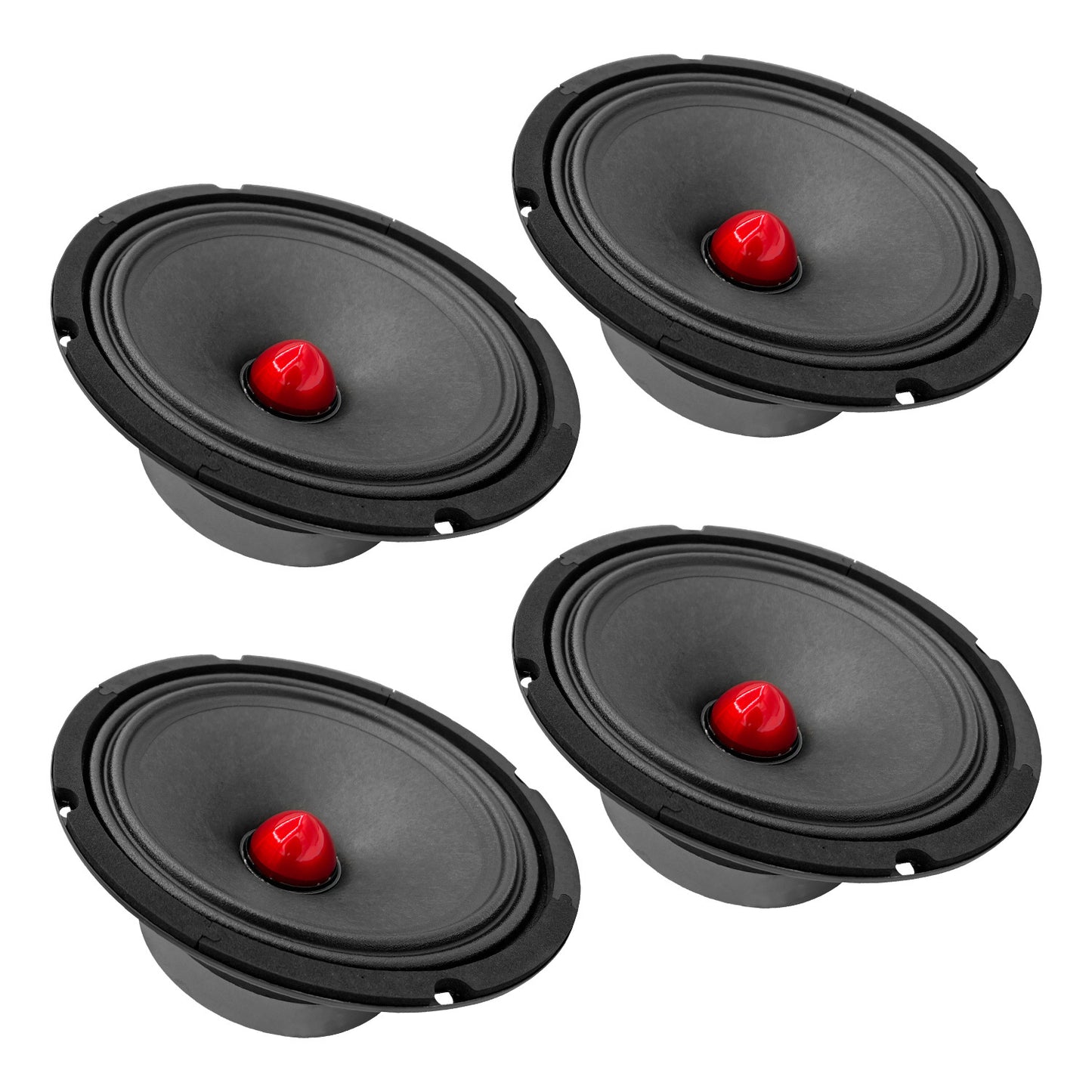 5 CORE 8 Inch Mid-Range Bullet Pro Audio Car Speaker, Red Aluminium Bullet, Loudspeaker 580W Max 8 Ohms - Premium Quality Audio Door Speakers for Car or Truck Stereo Sound System - Premium Car Speakers & Speaker Systems from 5 Core - Just $59.61! Shop now at Rapidvehicles