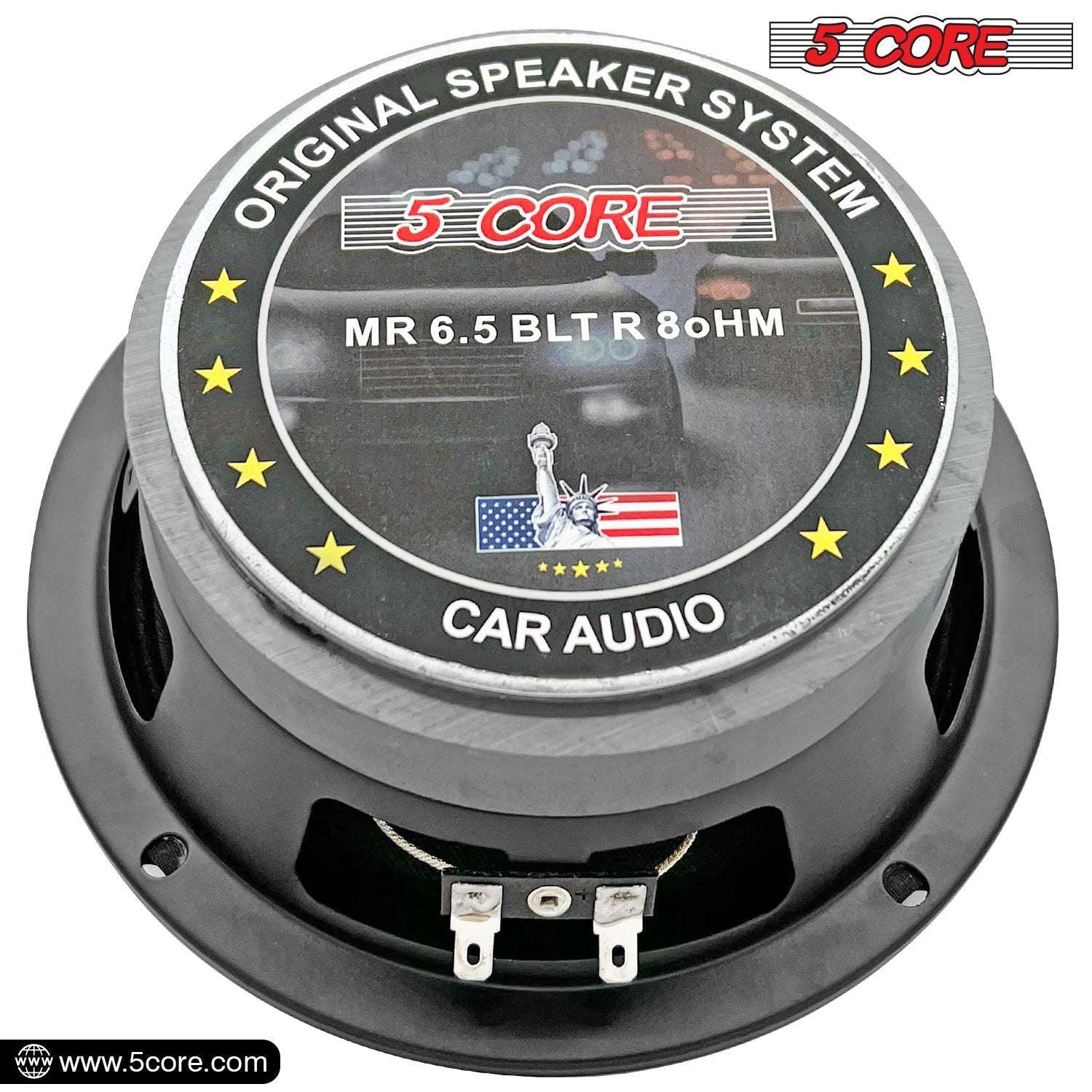 5 CORE 8 Inch Mid-Range Bullet Pro Audio Car Speaker, Red Aluminium Bullet, Loudspeaker 580W Max 8 Ohms - Premium Quality Audio Door Speakers for Car or Truck Stereo Sound System - Premium Car Speakers & Speaker Systems from 5 Core - Just $103.36! Shop now at Rapidvehicles