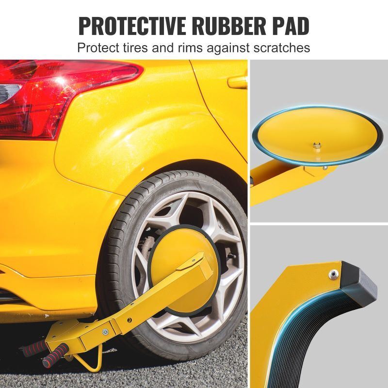 Heavy-Duty Anti Theft Tire Lock for RV Trailers/Cars/Trucks/SUVs - Premium Wheel Locks from Rapidvehicles - Just $110.99! Shop now at Rapidvehicles