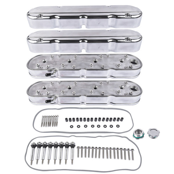 Polished Engine Valve Covers for Chevrolet Small Block V8 LS1 LS2 LS3 LS6 293 325 364 376 427 Ci 8082-3P 8082-3 JM8082-3 - Premium Accessories from Rapidvehicles - Just $212.56! Shop now at Rapidvehicles