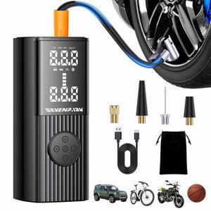 Tire Inflator Portable Air Compressor - 20000 mAh Rechargeable Air Pump -150 PSI Tire Inflation, Accurate LCD Display/Light, 3X Fast Portable Air Inflator for Cars(No shipment on weekends) - Premium Accessories from Rapidvehicles - Just $61.38! Shop now at Rapidvehicles