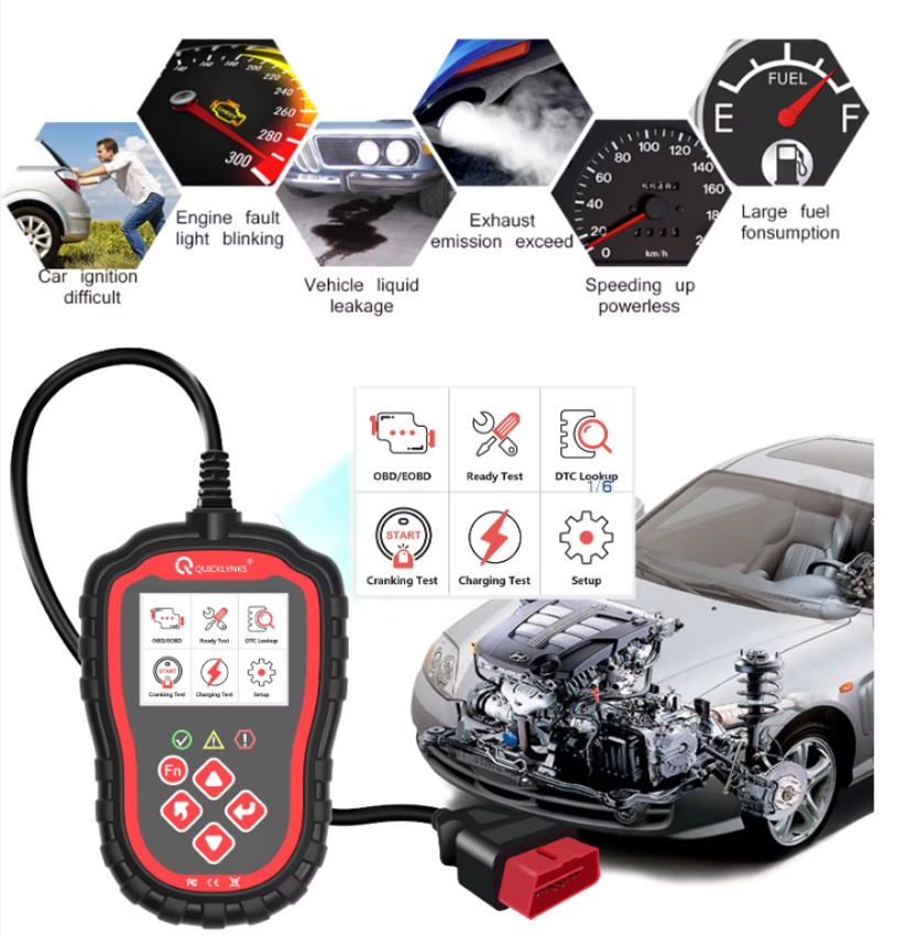 Engine fault detector Eobd Obd2 Vag, scanner Europe Asia America vehicle scanning tool elm327OBD interface car truck ship motorcycle SUV yacht diagnosis general retrieval P0 P2 P3 and U0 - Premium Code Readers & Scan Tools from Rapidvehicles - Just $53.36! Shop now at Rapidvehicles