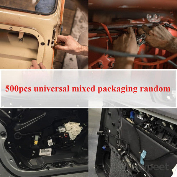 500Pcs Mixed Auto Retainer Fastener Rivet Push Clips Accessories - Premium Exhaust System from Rapidvehicles - Just $34.19! Shop now at Rapidvehicles