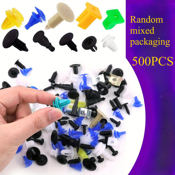 500Pcs Mixed Auto Retainer Fastener Rivet Push Clips Accessories - Premium Exhaust System from Rapidvehicles - Just $34.19! Shop now at Rapidvehicles