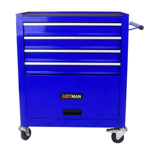 4 drawers multifunctional tool cart with wheels-blue - Premium Accessories from Rapidvehicles - Just $187.86! Shop now at Rapidvehicles