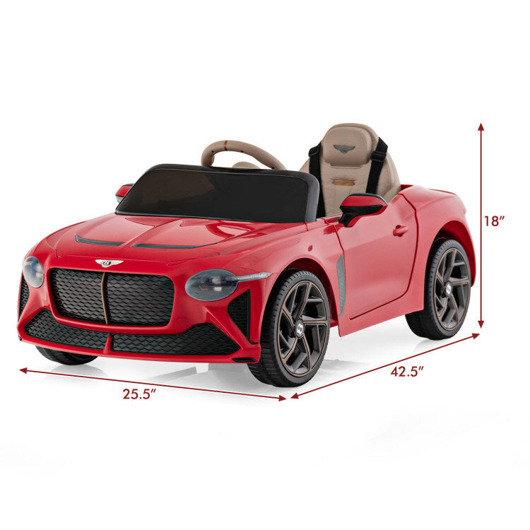 12V Battery Powered Licensed Bentley Bacalar Kids Ride-on Racer Car - Premium Other Playground Equipment from Rapidvehicles - Just $308.99! Shop now at Rapidvehicles