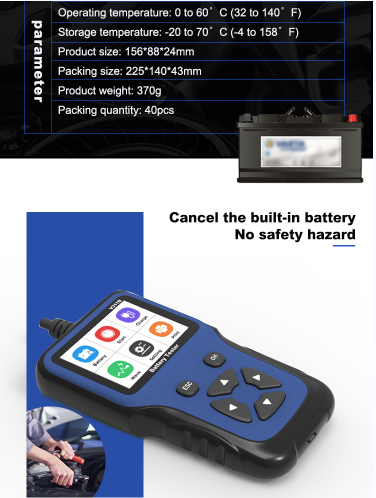 Trade name: car battery detector, 12V battery detection, battery diagnostic instrument, motorcycle / yacht battery diagnostic instrument general factory direct selling - Premium Code Readers & Scan Tools from Rapidvehicles - Just $72.99! Shop now at Rapidvehicles