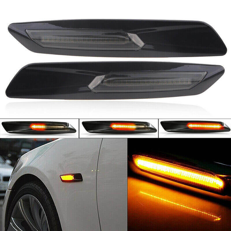 SMOKE LENS LED Fender Side Marker Light Turn Signal Lamp For BMW - Premium Performance Lighting from Rapidvehicles - Just $53.99! Shop now at Rapidvehicles