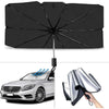 Stainless Steel Premium Car Windshield Sunshade - Portable, Foldable, and Adjustable Design for Maximum Sun Protection - Easy to Install and Store - Premium Accessories from Rapidvehicles - Just $32.99! Shop now at Rapidvehicles