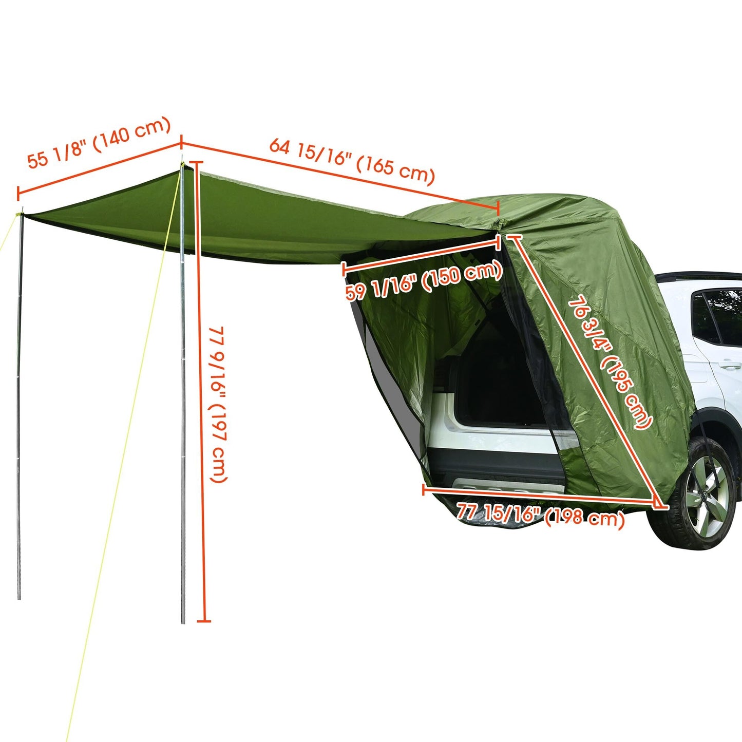 Car Tailgate Shade Awning - Premium Car Care from Rapidvehicles - Just $72.13! Shop now at Rapidvehicles