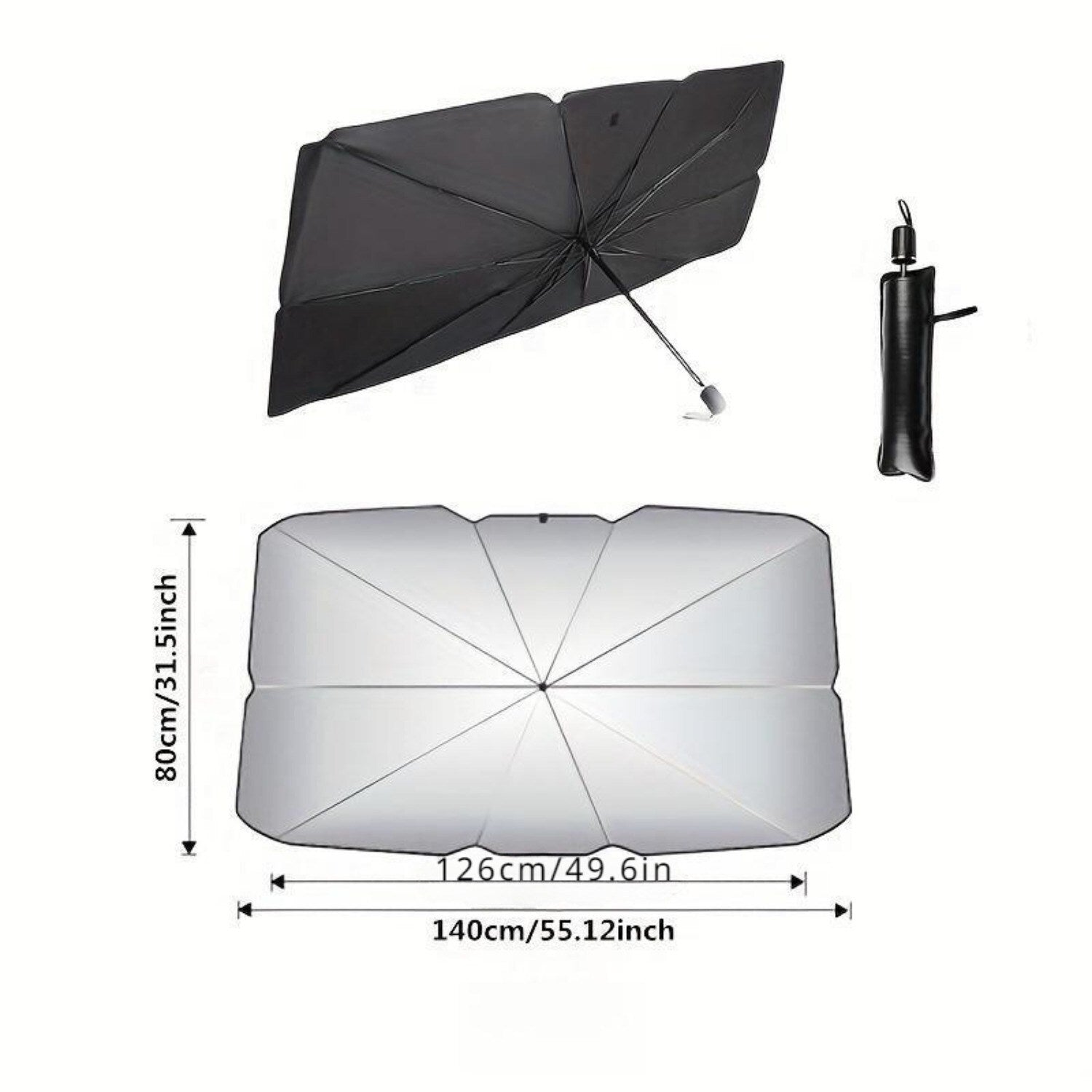 Protect Your Car From The Sun With This Portable, Foldable Car Windshield Sunshade! Ban on Amazon sales - Premium Accessories from Rapidvehicles - Just $32.99! Shop now at Rapidvehicles