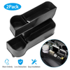 2Pcs Car Console Side Organizer Car Seat Gap Storage Box Pocket Organizer Seat Gap Filler Catch Caddy - Premium Door & Seat Back Organizers from Rapidvehicles - Just $32.99! Shop now at Rapidvehicles