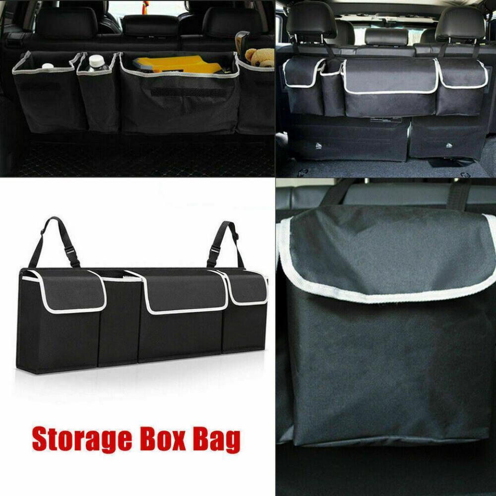 Car Trunk Organizer Oxford Interior Accessories Back Seat Storage Bag 4 Pocket(No delivery on weekends) - Premium Door & Seat Back Organizers from Rapidvehicles - Just $32.99! Shop now at Rapidvehicles