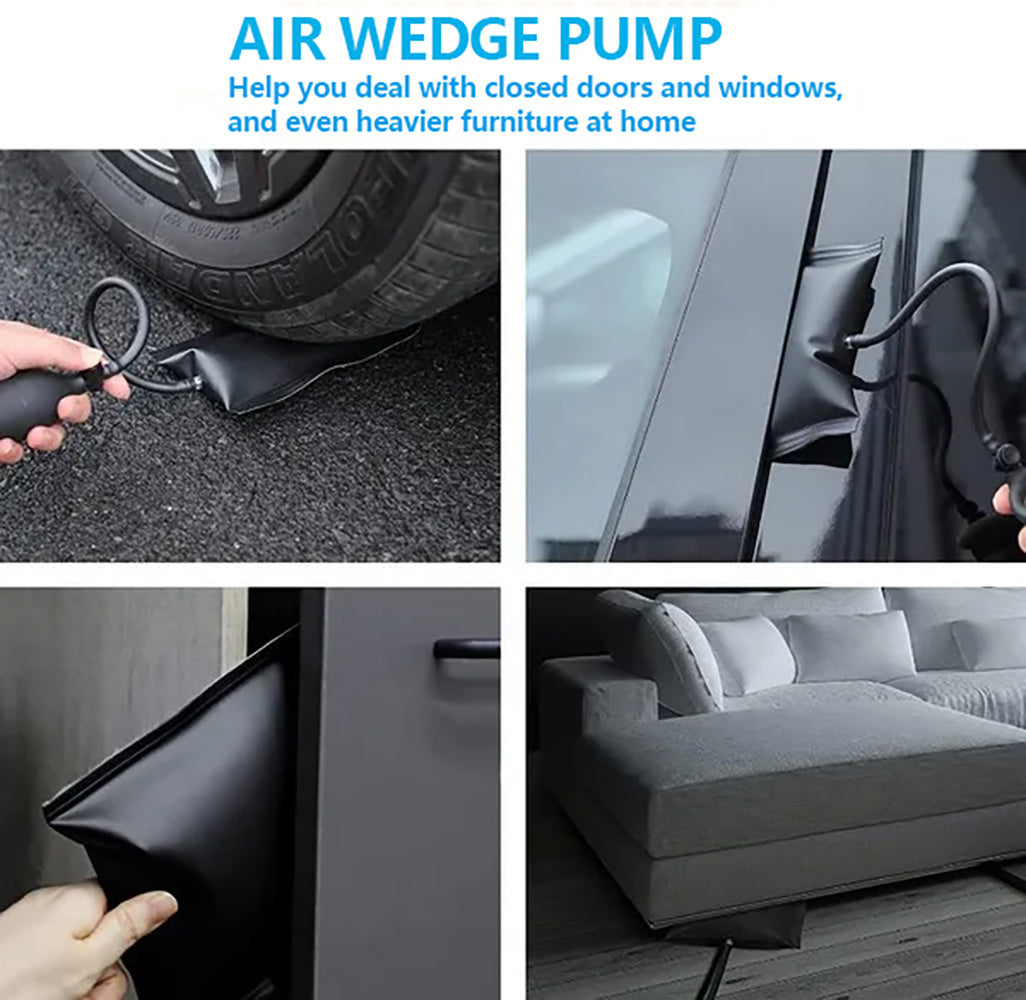 18-piece car emergency kit with window wedge, air wedge bag pump, long distance grabber, automatic trim and removal tool - Premium Automotive from TSG - Just $41.42! Shop now at Rapidvehicles